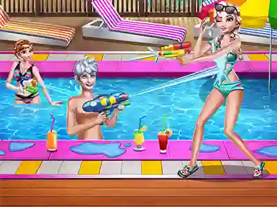 Igra Sisters Pool Party spletu