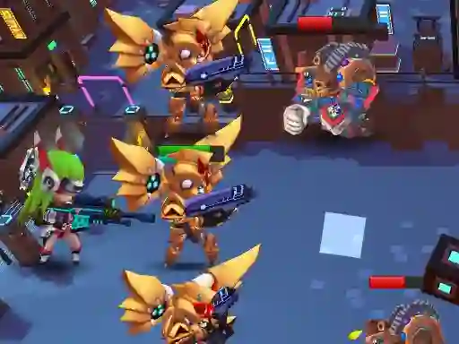 Igra Guardians vs Zombies spletu