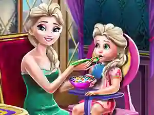 Igra Ice Queen Toddler Feed spletu