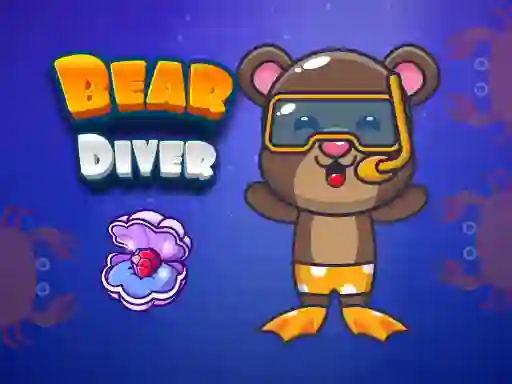 Igra Bear Diver spletu