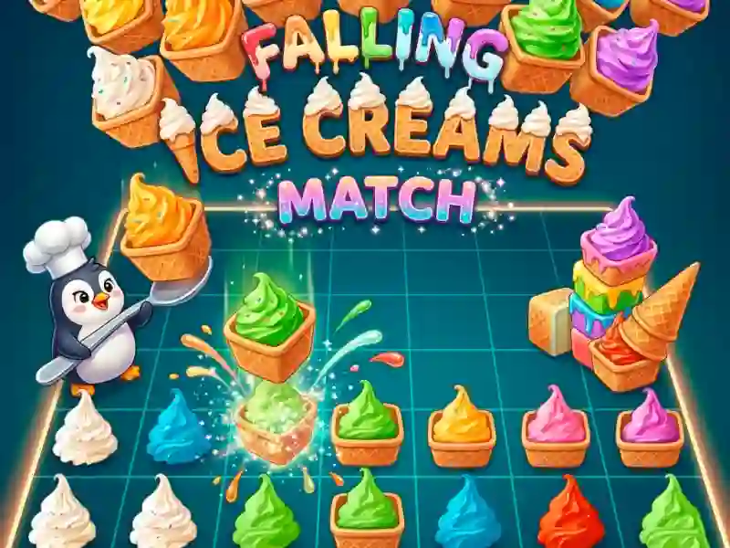 Igra Falling Ice Creams Match spletu