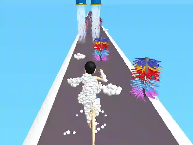 Igra running in foam spletu