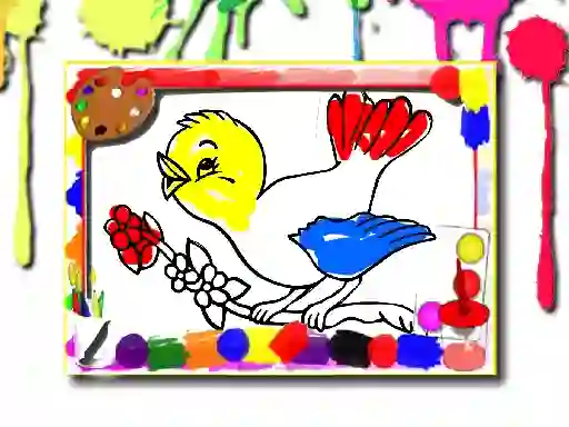 Igra Birds Coloring Book spletu