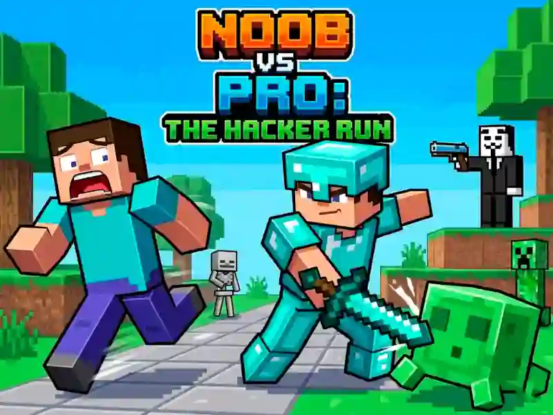 Igra Noob vs Pro Help Hacker danger Hacker spletu