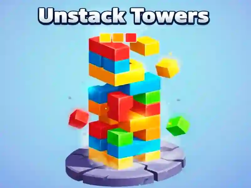 Igra Unstack Towers spletu