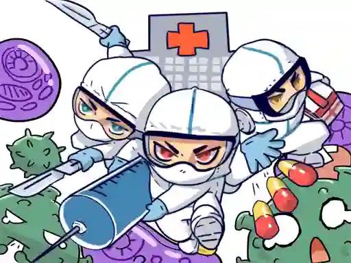 Igra Against Coronavirus Puzzle spletu