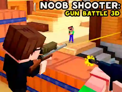 Igra Noob Shooter: Gun Battle 3D spletu