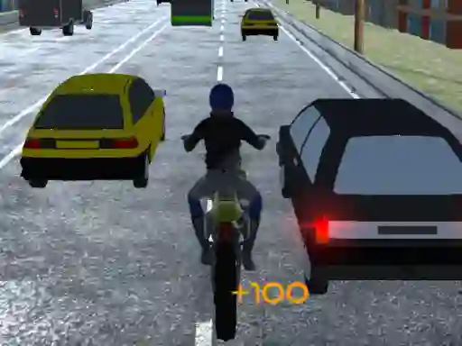 Igra Motorbike Traffic spletu