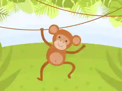 Igra Funny Monkeys Coloring spletu