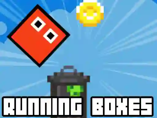 Igra Retro Running Boxes spletu