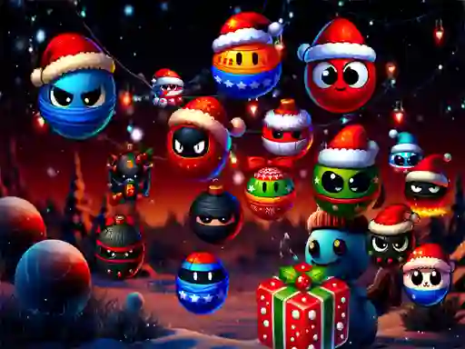 Igra Christmas Rush : Red and Friend Balls spletu