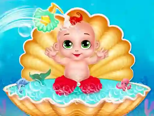 Igra Mermaid Baby Care spletu