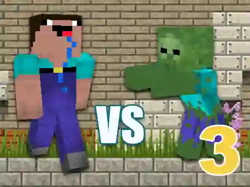 Igra Noob vs Zombies 3 spletu