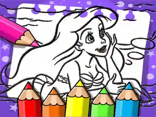 Igra Ariel The Mermaid Coloring Book spletu