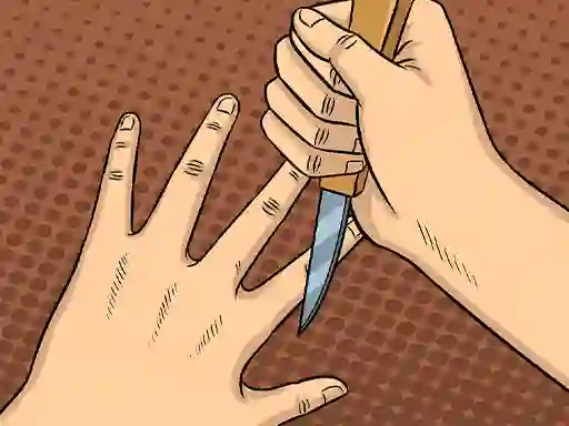 Igra Don Not Cut Your Self spletu