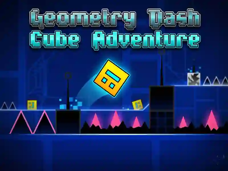 Igra Geometry Dash Cube Adventure spletu