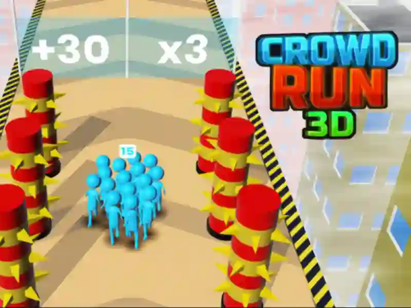 Igra Crowd Run 3D spletu