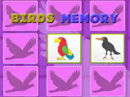 Igra Kids Memory With Birds spletu