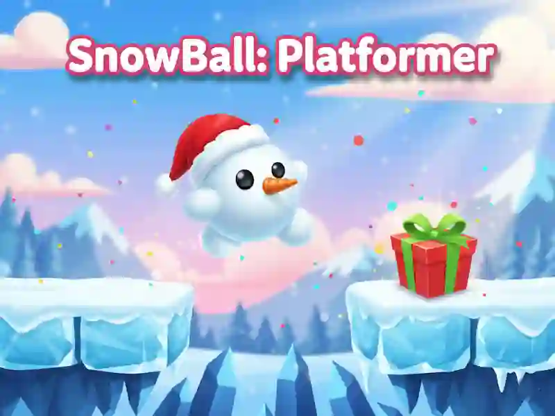 Igra SnowBall: Platformer spletu