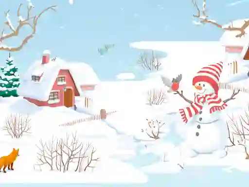 Igra Snowman Slide spletu