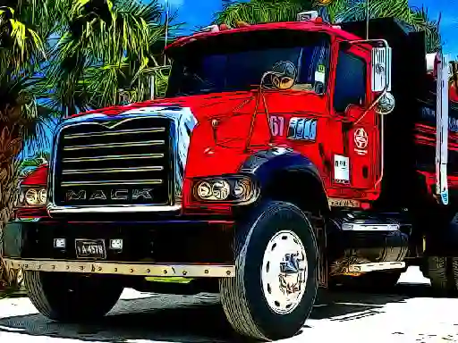 Igra American Trucks Jigsaw spletu
