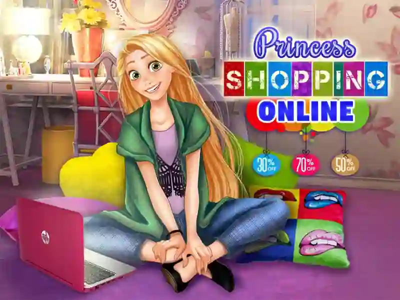 Igra Princesses: online shopping spletu
