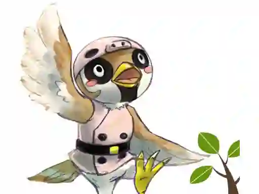 Igra Sparrow Flappy spletu