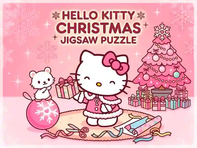 Igra Hello Kitty Christmas Jigsaw Puzzle spletu