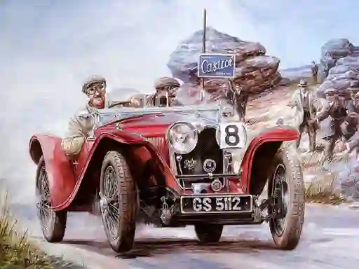 Igra Vintage Cars Puzzle spletu