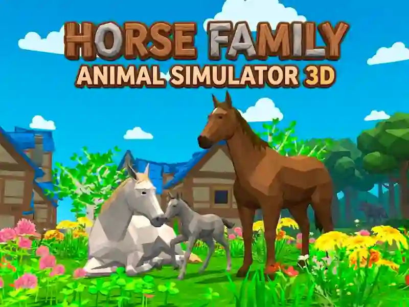 Igra Horse Family Animal Simulator 3D spletu