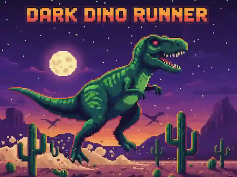 Igra Dark Dino Runner spletu