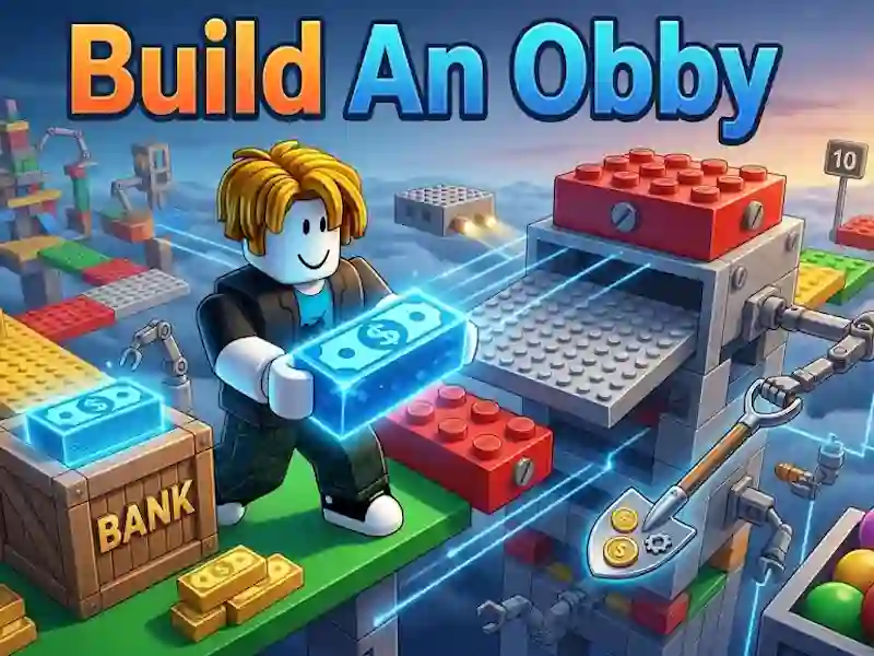 Igra Build An Obby spletu