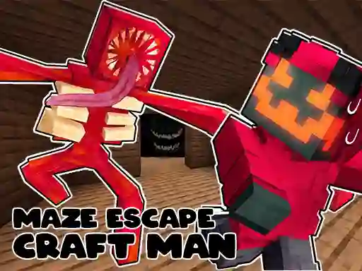 Igra Maze Escape: Craft Man spletu