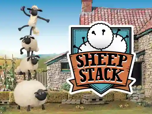 Igra Shaun The Sheep Sheep Stack spletu