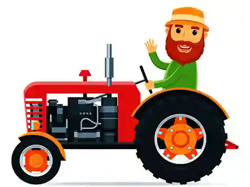 Igra Cartoon Farm Traktors spletu
