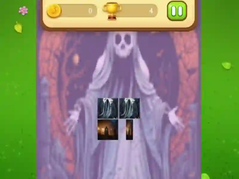 Igra Ghost Memory Match spletu