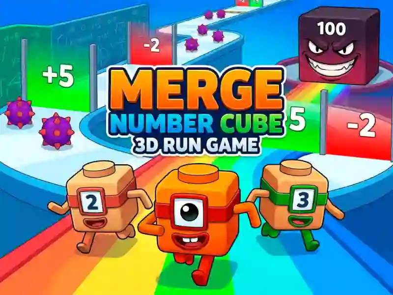 Igra Merge Number Cube 3d Run Game spletu