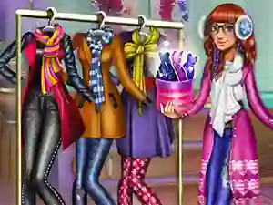 Igra Tris Winter Fashion Dolly Dress Up spletu