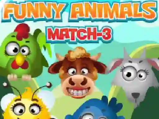 Igra Funny Animals Match 3 spletu