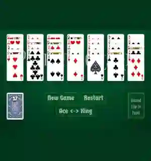 Igra Patience Solitaire spletu