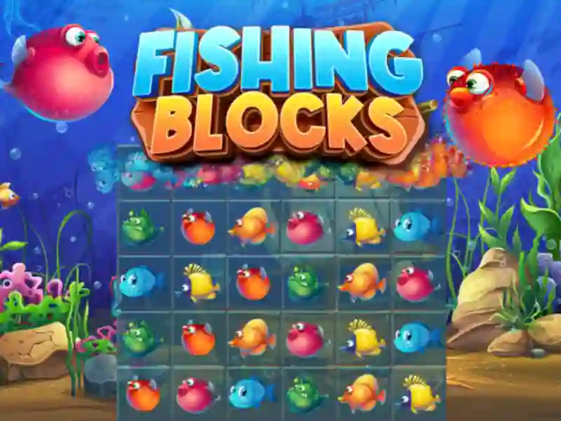 Igra Fishing Blocks spletu