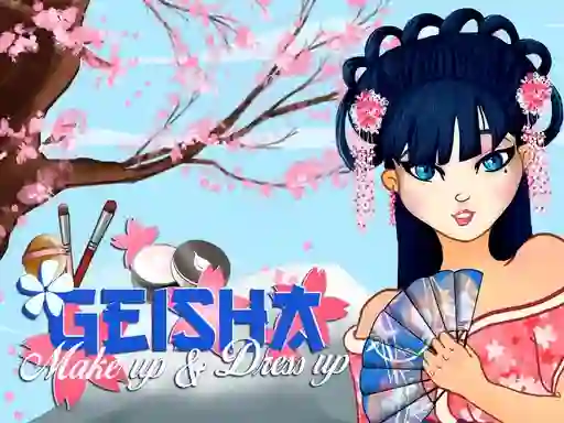 Igra Geisha make up and dress up spletu