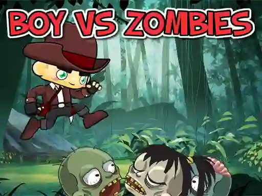 Igra Boy vs Zombies spletu