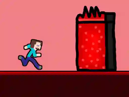Igra Steveman Lava World spletu
