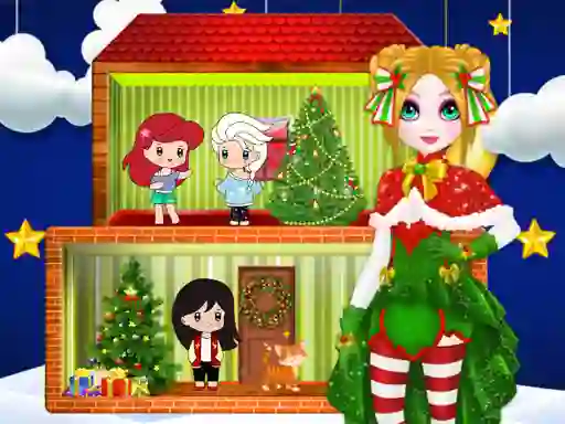 Igra Christmas Puppet Princess House spletu