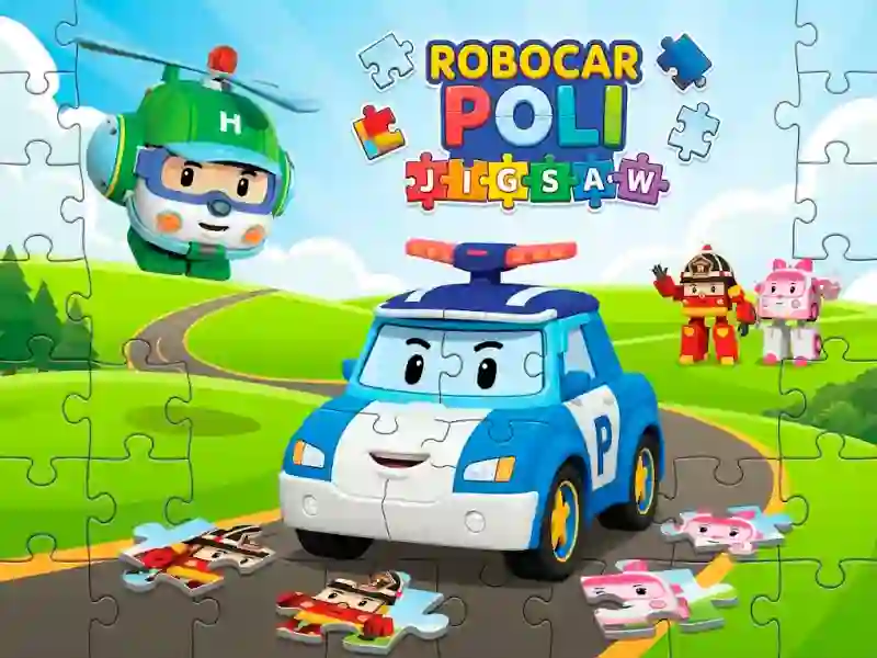 Igra Robocar Poli Jigsaw spletu