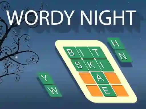 Igra Wordy Night spletu