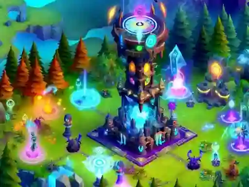 Igra 2D Fantasy Tower Defence spletu