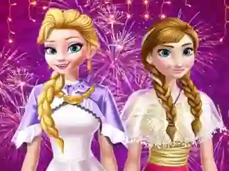 Igra Ellie and Annie New Year Eve Party spletu
