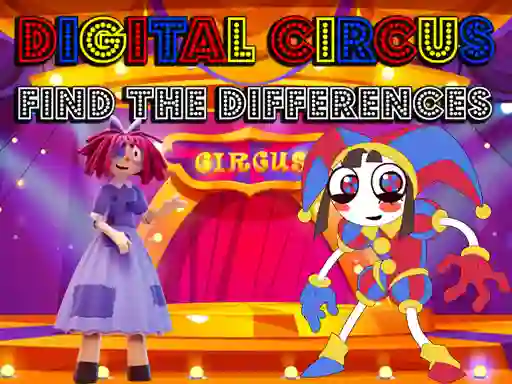 Igra Digital Circus Find The Differences spletu
